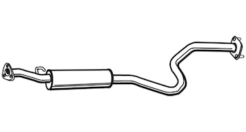 Střední tlumič výfuku WALKER 21255