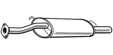 Zadní tlumič výfuku WALKER 21256