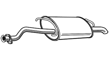 Zadní tlumič výfuku WALKER 21293