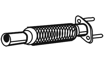 Zvlněná trubka, výfukový systém WALKER 21306