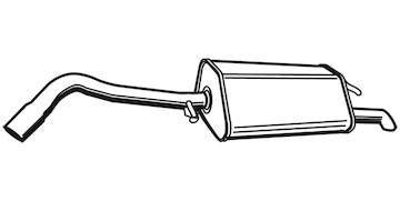 Zadní tlumič výfuku WALKER 21313