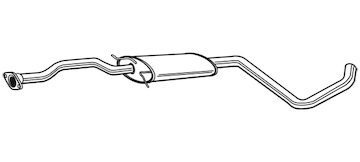 Střední tlumič výfuku WALKER 21314