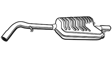 Zadní tlumič výfuku WALKER 21315