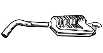 Zadní tlumič výfuku WALKER 21322
