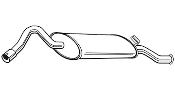 Zadní tlumič výfuku WALKER 21342