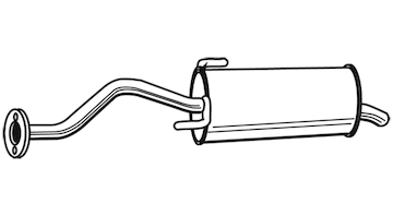 Zadní tlumič výfuku WALKER 21347