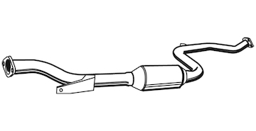 Střední tlumič výfuku WALKER 21360