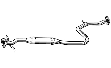 Střední tlumič výfuku WALKER 21380