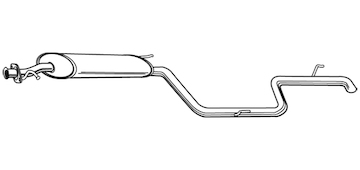 Zadní tlumič výfuku WALKER 21383