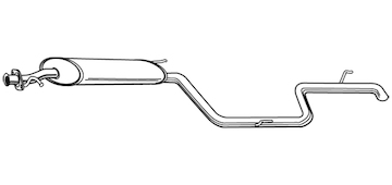 Zadní tlumič výfuku WALKER 21384