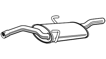 Zadní tlumič výfuku WALKER 21400