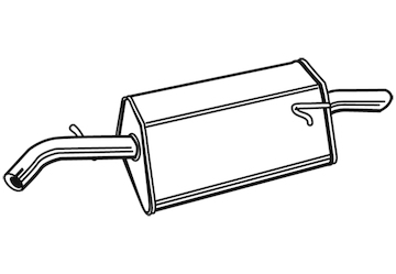 Zadní tlumič výfuku WALKER 21410