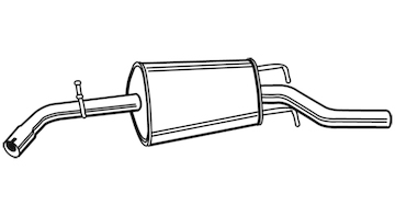 Zadní tlumič výfuku WALKER 21412