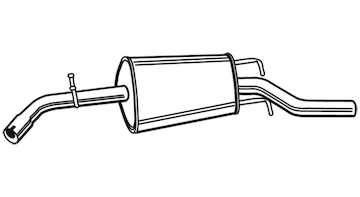 Zadní tlumič výfuku WALKER 21413