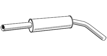Střední tlumič výfuku WALKER 21423