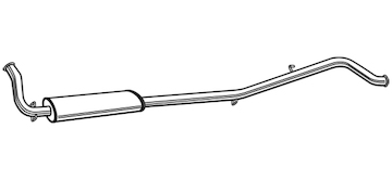Střední tlumič výfuku WALKER 21436