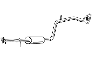 Střední tlumič výfuku WALKER 21437