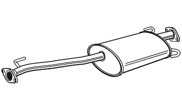Střední tlumič výfuku WALKER 21458