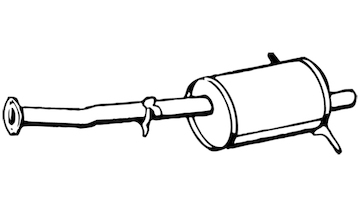 Zadní tlumič výfuku WALKER 21467