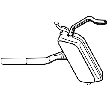 Střední tlumič výfuku WALKER 21479