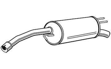 Zadní tlumič výfuku WALKER 21484