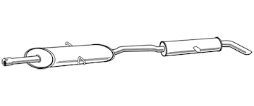 Zadní tlumič výfuku WALKER 21521