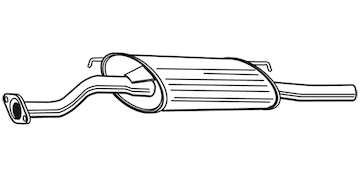 Zadní tlumič výfuku WALKER 21740