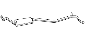 Predni tlumic vyfuku WALKER 21742