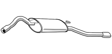 Zadní tlumič výfuku WALKER 21756