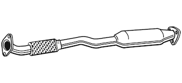 Predni tlumic vyfuku WALKER 21757