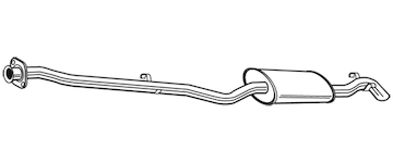 Zadní tlumič výfuku WALKER 21760