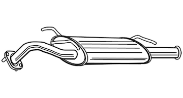 Zadní tlumič výfuku WALKER 21769