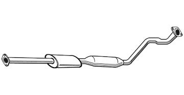 Střední tlumič výfuku WALKER 21771