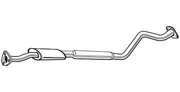 Střední tlumič výfuku WALKER 21773