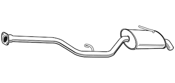 Zadní tlumič výfuku WALKER 21786