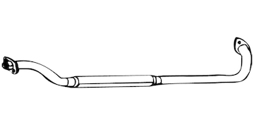 Střední tlumič výfuku WALKER 21816