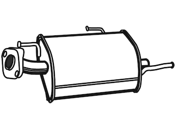 Zadní tlumič výfuku WALKER 21837