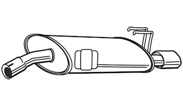 Zadní tlumič výfuku WALKER 21844