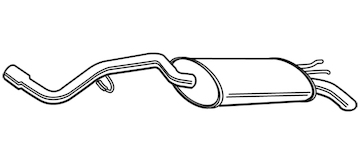 Zadní tlumič výfuku WALKER 21860