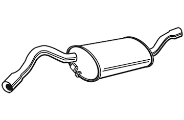 Zadní tlumič výfuku WALKER 21864