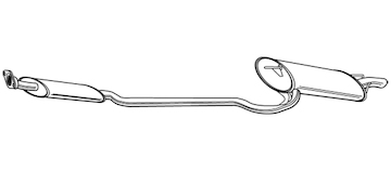 Zadní tlumič výfuku WALKER 21871