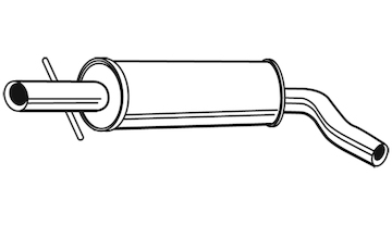 Střední tlumič výfuku WALKER 21903