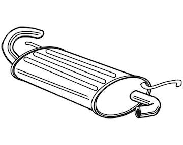 Zadní tlumič výfuku WALKER 21913