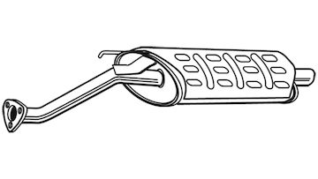 Zadní tlumič výfuku WALKER 21946