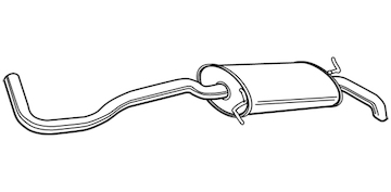 Zadní tlumič výfuku WALKER 21947