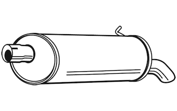 Zadní tlumič výfuku WALKER 21953