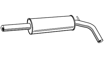 Střední tlumič výfuku WALKER 21979