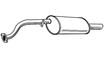 Zadní tlumič výfuku WALKER 22013