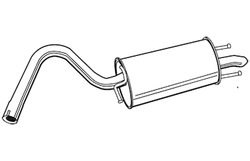 Zadní tlumič výfuku WALKER 22014