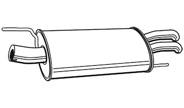 Zadní tlumič výfuku WALKER 22022